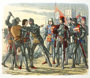 Mord på prins Edward efter hans tilfangetagelse af kong Edward IV, 1471 1864. af James William Edmund Doyle