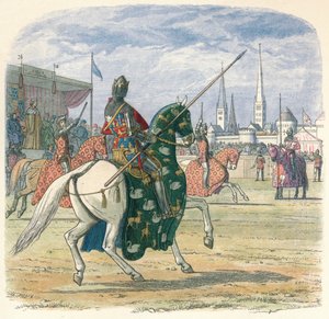 Richard stopper duellen mellem Hereford og Norfolk, 1398 1864 af James William Edmund Doyle
