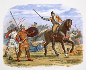 Robert, hertug af Normandiet, taget til fange i slaget ved Tinchebraye, Normandiet, 1106 1864 af James William Edmund Doyle