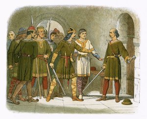 William de Breteuil forsvarer statskassen af James William Edmund Doyle