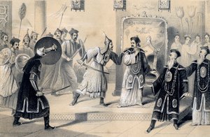 Kejser Weit-Soong og hans hof, taget til fange af tartarerne, 1847