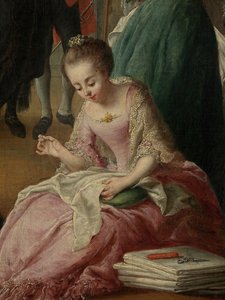 (Detail) des Nachmittagstees von Jan-Anton Garemyn