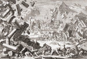 Jordskælv i 1667 i Dubrovnik, Kroatien.