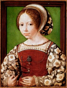 Portræt af en ung prinsesse, sandsynligvis Dorothea af Danmark (maleri