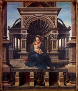The Virgin of Leuven Maleri af Jan Gossaert dit mabuse (1478-1536)