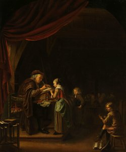 Skolemesteren af Jan Adriaensz. van Staveren (copy after)
