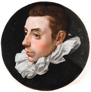 ""Portræt af Hugo Grotius i en alder af seksten"" (Huig de Groot eller Hugo de Groot