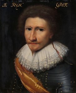 Portræt af Johann Conrad von Salm, Waldgrave og Rhinegrave van Dhaun af Jan Antonisz van Ravesteyn (workshop of)