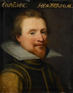 Portræt af Sir Robert Henderson fra Tunnegask, oberst for Scotch Guards