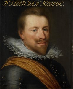 Portræt af Willem Adriaen, Grev van Hornes, Lord of Kessel og Westwezel, General of Artillery