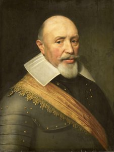 Portræt af en betjent af Jan Antonisz van Ravesteyn