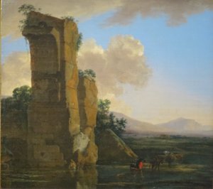 Italiensk landskab af Jan Asselijn