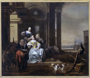 Unge blondiner, 1646-55 af Jan Baptist Weenix