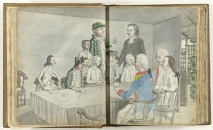 Europæisk kortgruppe i Ceylon af Jan Brandes