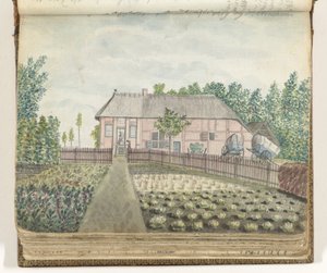 Kro eller jagthytte på Montferberg af Jan Brandes