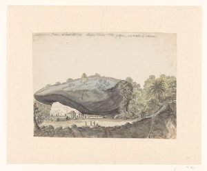 Islamic Rock Sanctuary of Kuragala på Ceylon af Jan Brandes