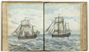 Svensk brig til søs af Jan Brandes