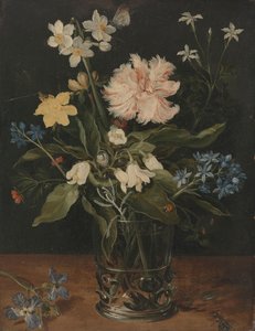 Stilleben med blomster i et glas Stilleben med blomster i et glas af Jan Brueghel (I)