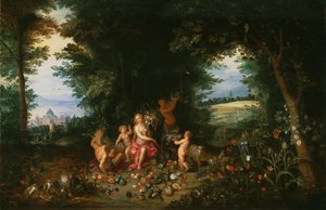 Landskab med Ceres (Allegori på Jorden) af Jan Brueghel the Younger