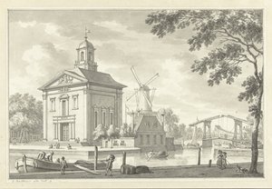 Den engelske kirke i Rotterdam af Jan Bulthuis