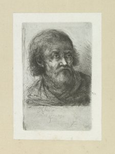 Bebaarde mand, til højre The Compleat Work of Etchings af John Chalon / Oeuvre Complette des Eaux Fortes af Jean Chalon (serietitel) af Jan Chalon