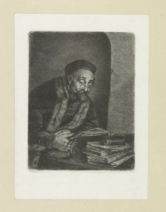 Mand køber kontor The Compleat Work of Etchings af John Chalon / Oeuvre Complette des Eaux Fortes af Jean Chalon (serietitel) af Jan Chalon