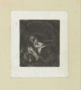 Mand ved kaarslicht The Compleat Work of Etchings af John Chalon / Oeuvre Complette des Eaux Fortes af Jean Chalon (serietitel) af Jan Chalon