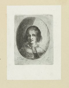 Portræt af Christina Chalon The Compleat Work of Etchings af John Chalon / Oeuvre Complette des Eaux Fortes af Jean Chalon (serietitel) af Jan Chalon