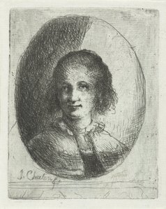 Portret af Christina Chalon af Jan Chalon
