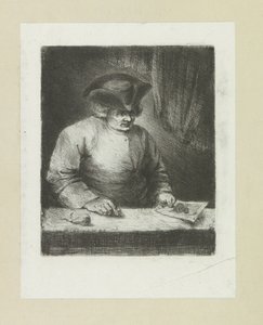 Portræt af Hendrik Chalon The Compleat Work of Etchings af John Chalon / Oeuvre Complette des Eaux Fortes af Jean Chalon (serietitel) af Jan Chalon