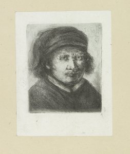 Volwassen mand, naar ret The Compleat Work of Etchings af John Chalon / Oeuvre Complette des Eaux Fortes af Jean Chalon (serietitel)