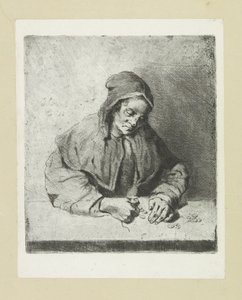 Vrouw die geld fortælle The Compleat Work of Etchings af John Chalon / Oeuvre Complette des Eaux Fortes af Jean Chalon (serietitel) af Jan Chalon