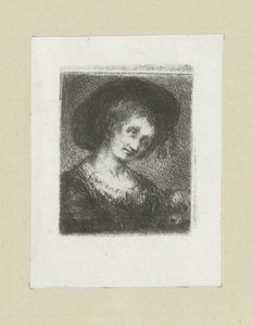 Vrouw med hond The Compleat Work of Etchings af John Chalon / Oeuvre Complette des Eaux Fortes af Jean Chalon (serietitel) af Jan Chalon