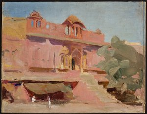 Jaipur - bygninger. Fra en rejse til Indien af Jan Ciągliński