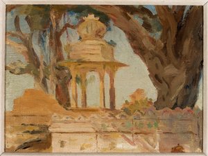 Indisk Hiesa-helligdom i Udaipur. Fra en rejse til Indien af Jan Ciągliński