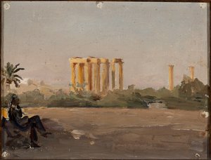 Jupitertemplet i Athen. Fra en rejse til Grækenland