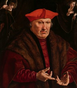 Portræt af Erard de la Marck Portret van Erard de la Marck af Jan Cornelisz Vermeyen