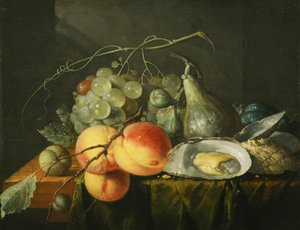 Stilleben med frugt
