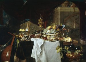 Stilleben (olie på lærred af Jan Davidsz de Heem