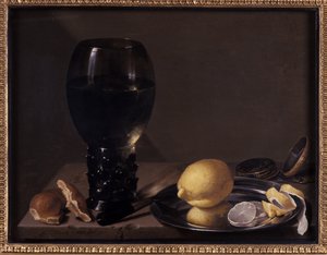 Stilleben med vinglas, 1628 af Jan Davidsz de Heem