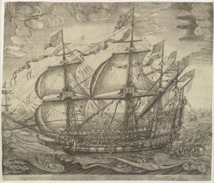 Krigsskibet Trekroner af Jan Diricks van Campen