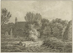 Landskab ved Bloemendaal af Jan Evert Grave