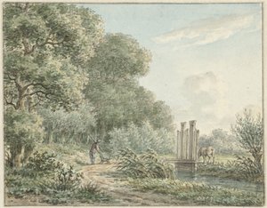 Vandrer på Amstelveense Weg af Jan Evert Grave