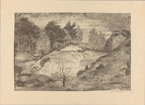 Hede ved Laren af Jan Fekkes (signed by artist)