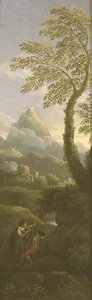 Figurer i et klassisk landskab af Jan Frans van Bloemen