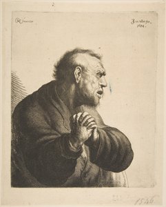 En mand, der sørger, 1634.