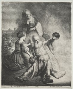 Lot og hans døtre, 1600-tallet.