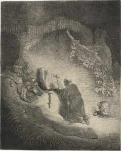 Sankt Jerome af Jan Georg van Vliet