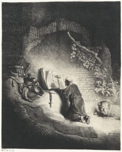 H. Hieronymus i gebed af Jan Gillisz. van Vliet