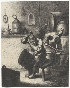 kobbersmed Beskæftigelser (serietitel) af Jan Gillisz. van Vliet